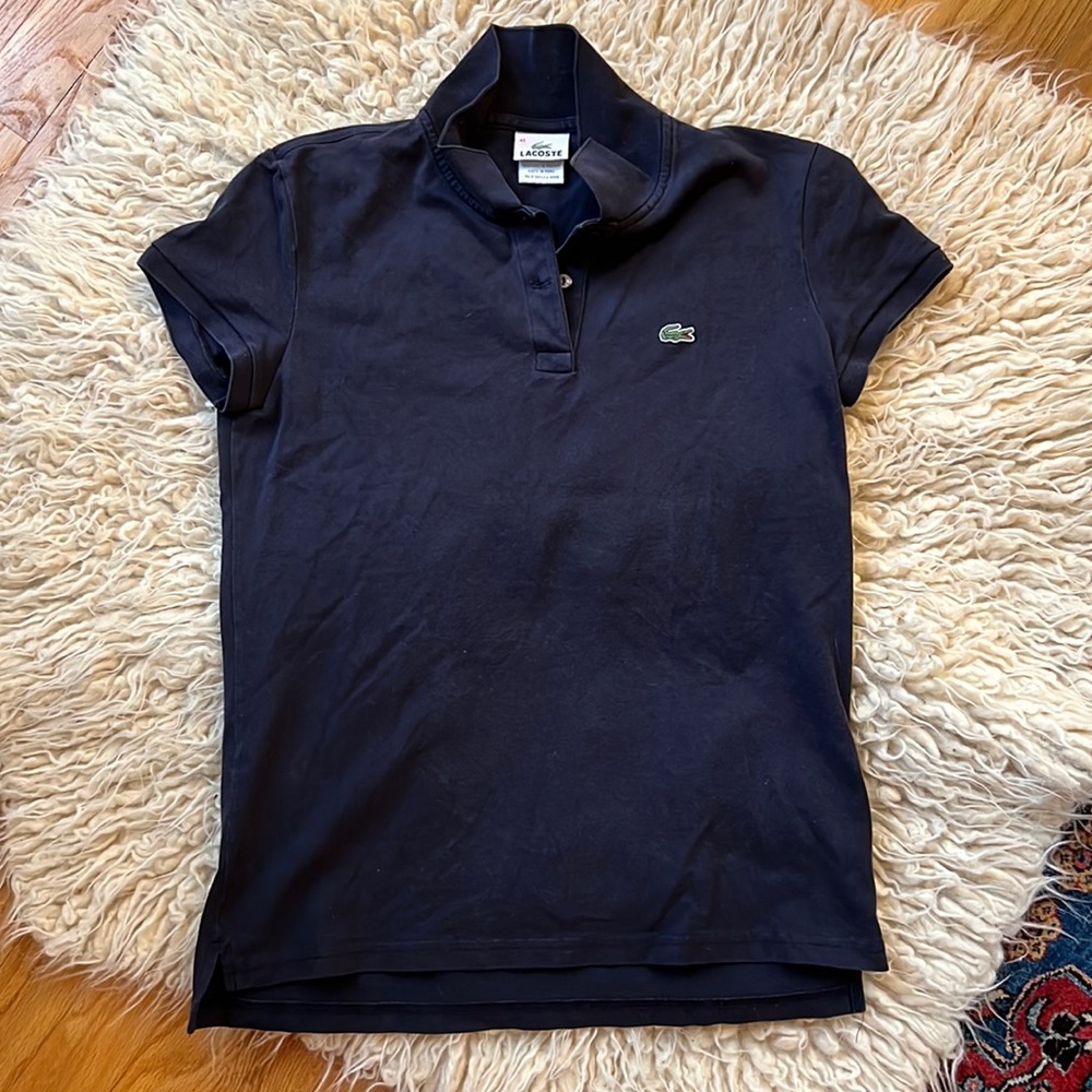 Vintage Navy Blue Lacoste Polo